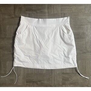 Columbia Skorts Women’s Large White Skirt Active Fit Shorts Skirt Tennis Golf L